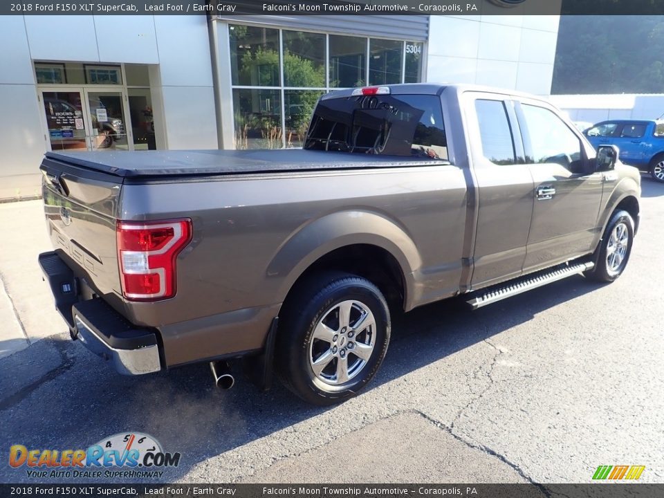 2018 Ford F150 XLT SuperCab Lead Foot / Earth Gray Photo #2