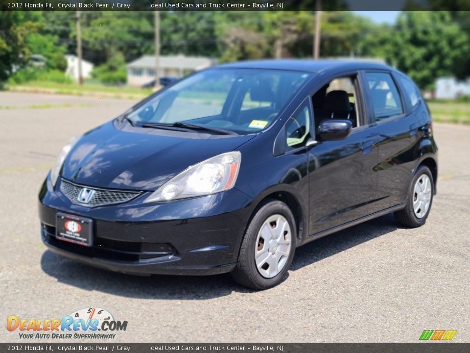 2012 Honda Fit Crystal Black Pearl / Gray Photo #1