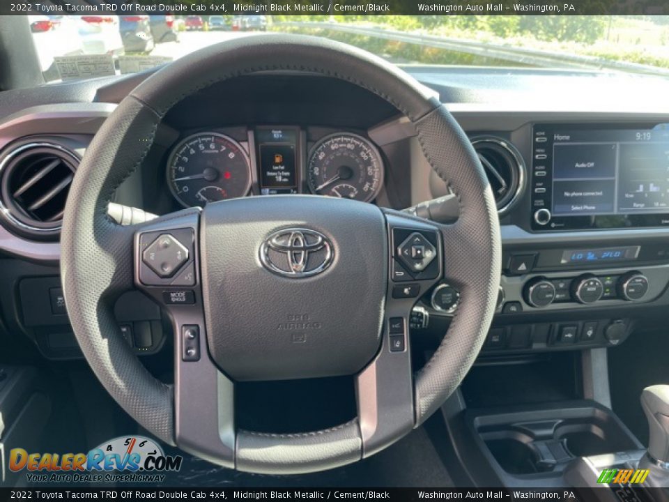 2022 Toyota Tacoma TRD Off Road Double Cab 4x4 Steering Wheel Photo #11