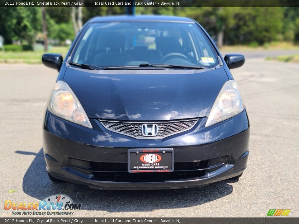 2012 Honda Fit Crystal Black Pearl / Gray Photo #8