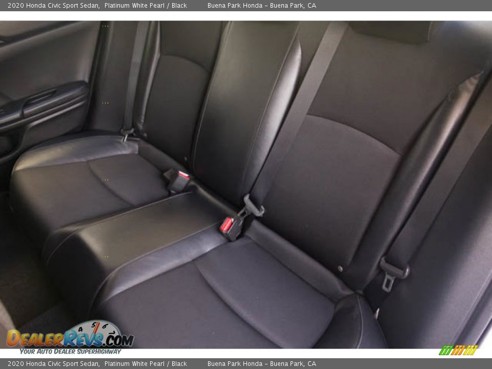 2020 Honda Civic Sport Sedan Platinum White Pearl / Black Photo #18