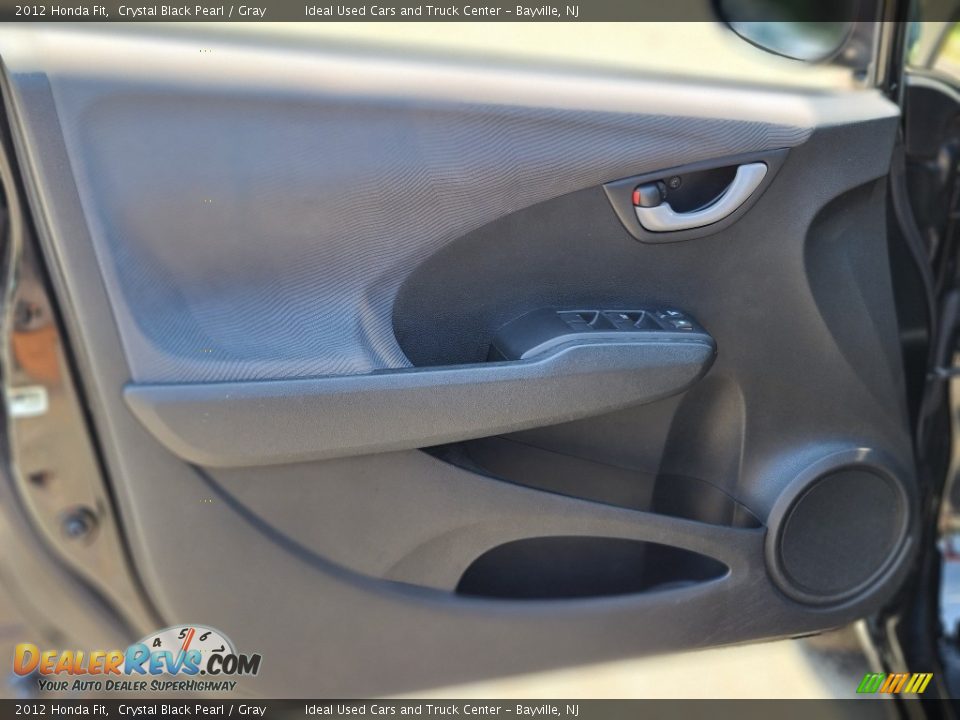 2012 Honda Fit Crystal Black Pearl / Gray Photo #15