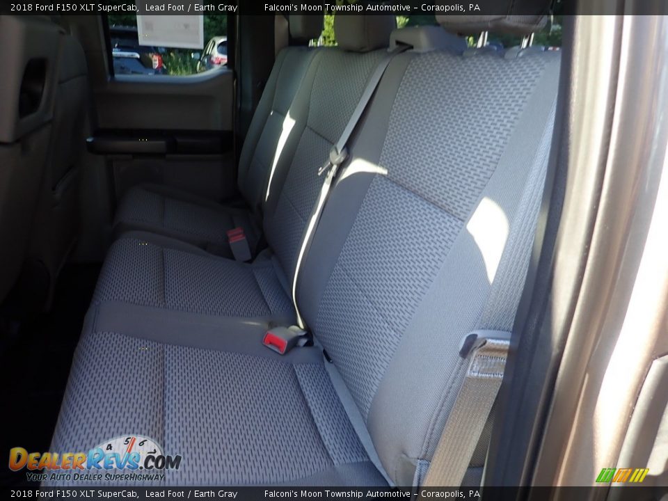 2018 Ford F150 XLT SuperCab Lead Foot / Earth Gray Photo #19