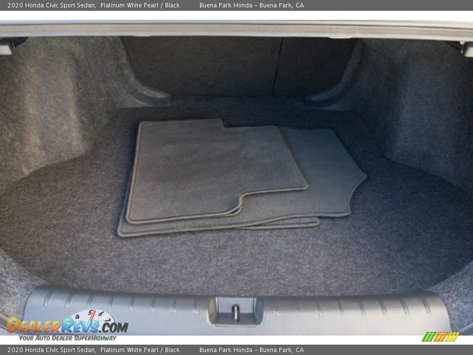 2020 Honda Civic Sport Sedan Platinum White Pearl / Black Photo #19