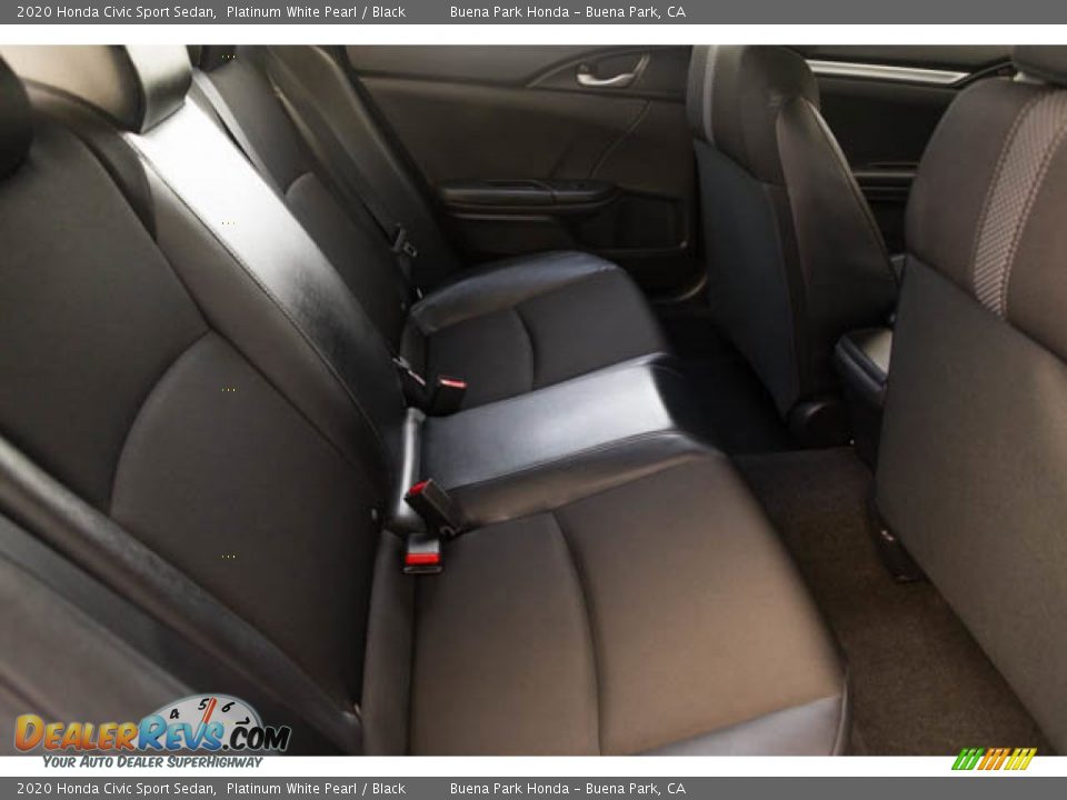 2020 Honda Civic Sport Sedan Platinum White Pearl / Black Photo #20