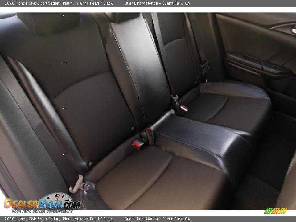 2020 Honda Civic Sport Sedan Platinum White Pearl / Black Photo #21