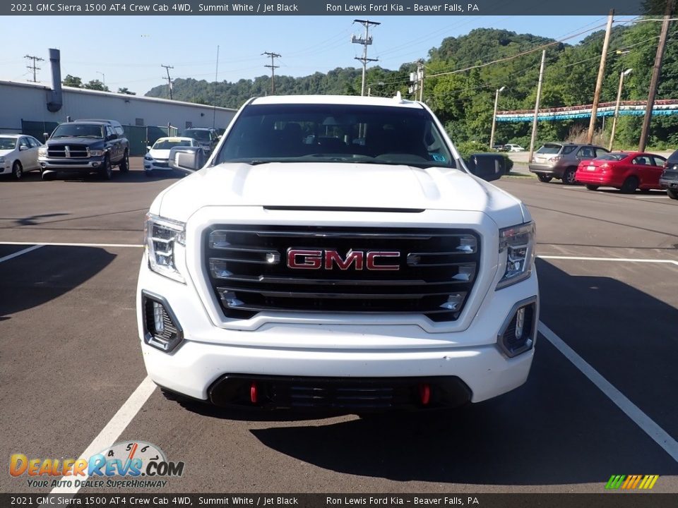 2021 GMC Sierra 1500 AT4 Crew Cab 4WD Summit White / Jet Black Photo #2