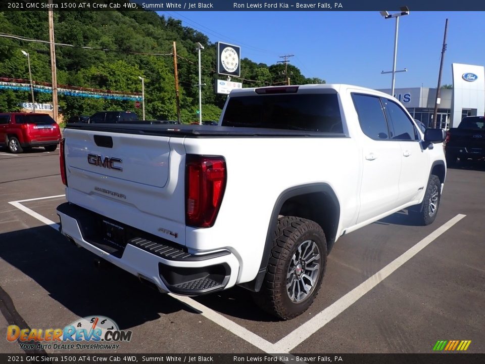 2021 GMC Sierra 1500 AT4 Crew Cab 4WD Summit White / Jet Black Photo #4