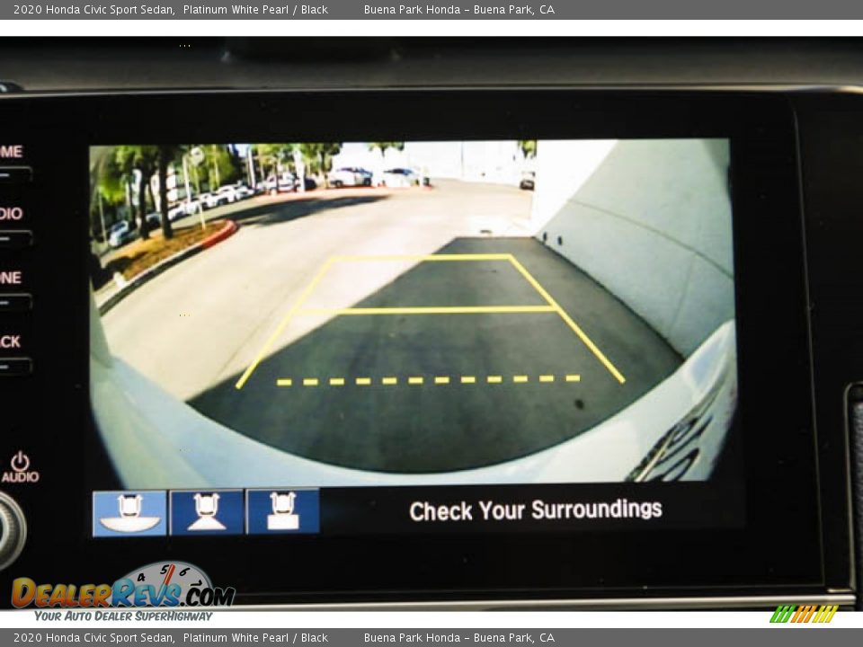 2020 Honda Civic Sport Sedan Platinum White Pearl / Black Photo #26