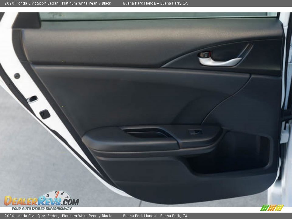 2020 Honda Civic Sport Sedan Platinum White Pearl / Black Photo #30
