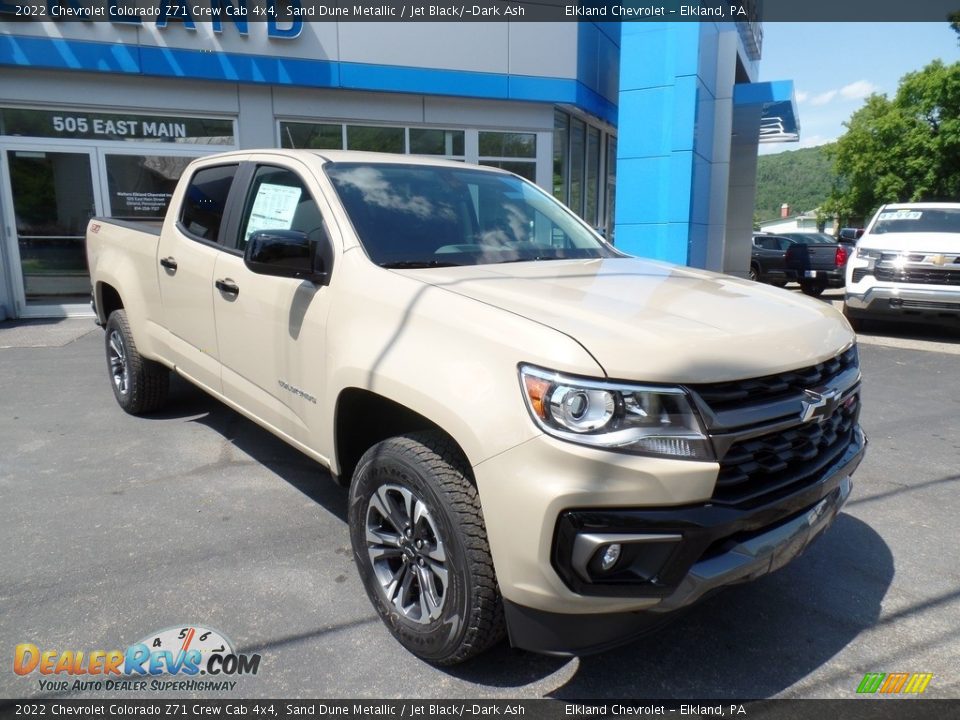 2022 Chevrolet Colorado Z71 Crew Cab 4x4 Sand Dune Metallic / Jet Black/­Dark Ash Photo #1