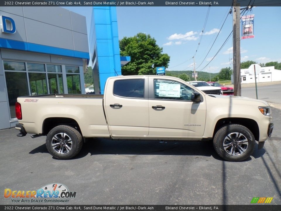 2022 Chevrolet Colorado Z71 Crew Cab 4x4 Sand Dune Metallic / Jet Black/­Dark Ash Photo #3