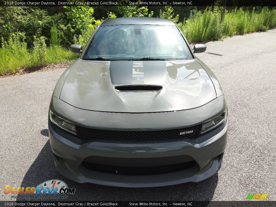 2018 Dodge Charger Daytona Destroyer Gray / Brazen Gold/Black Photo #4