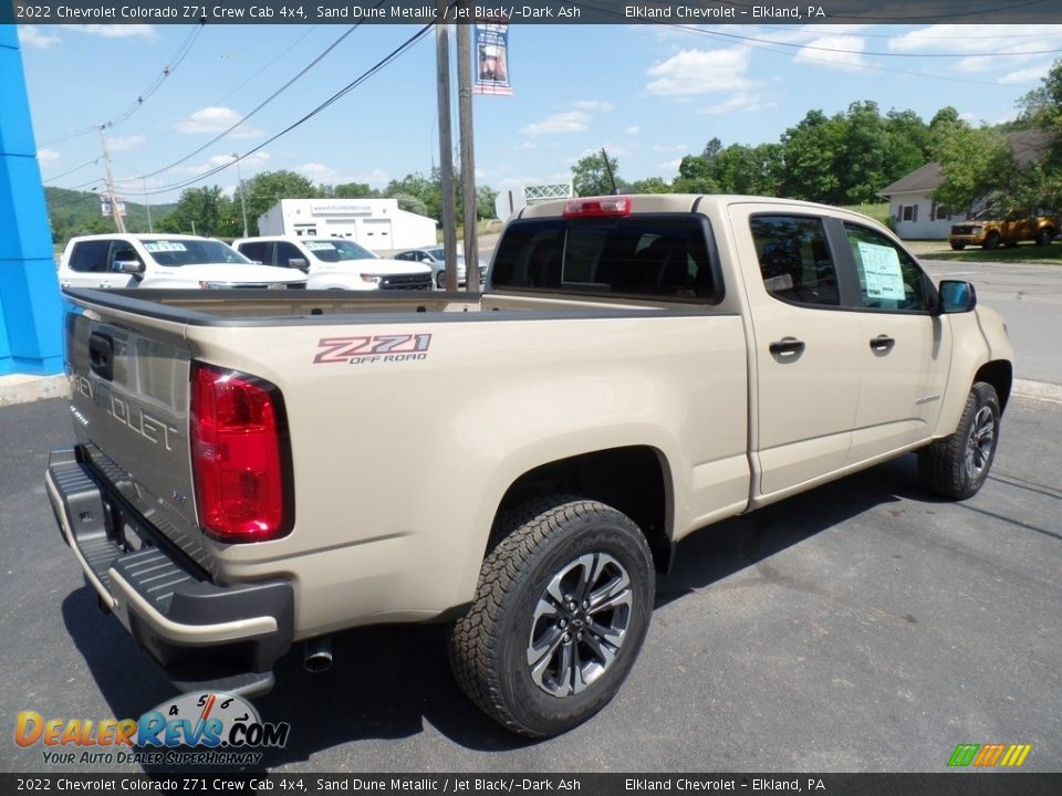 2022 Chevrolet Colorado Z71 Crew Cab 4x4 Sand Dune Metallic / Jet Black/­Dark Ash Photo #4