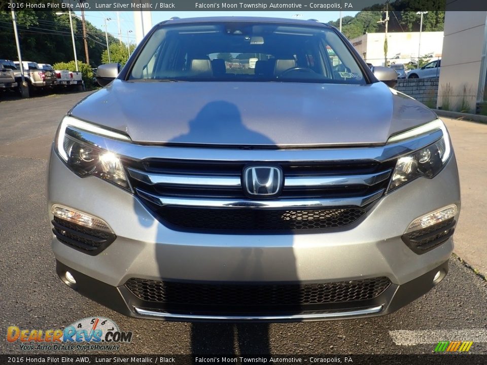 2016 Honda Pilot Elite AWD Lunar Silver Metallic / Black Photo #8