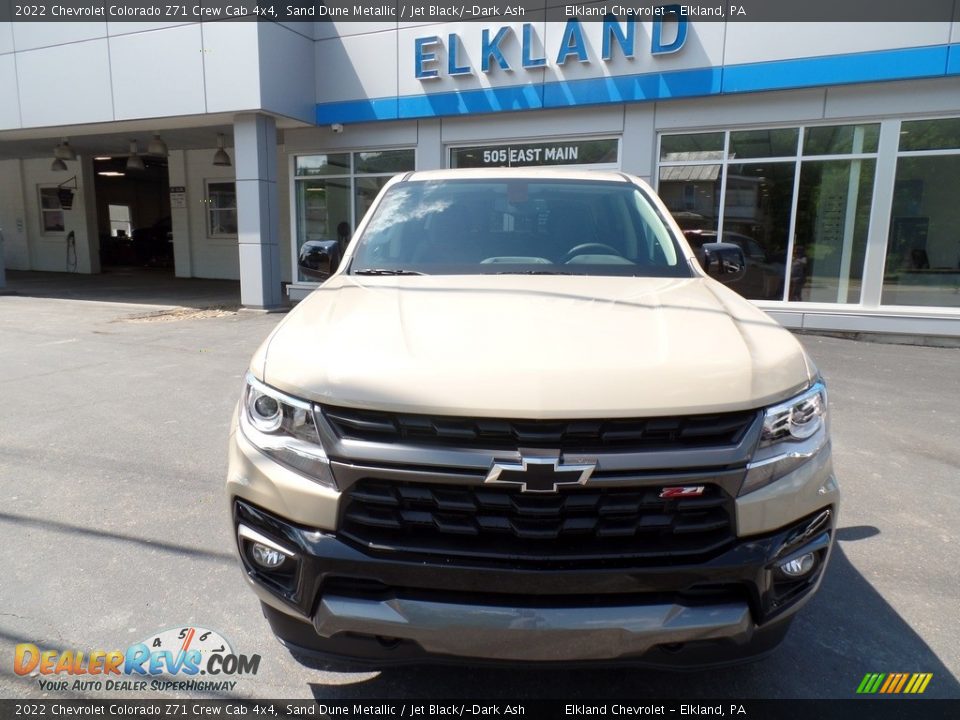 2022 Chevrolet Colorado Z71 Crew Cab 4x4 Sand Dune Metallic / Jet Black/­Dark Ash Photo #11