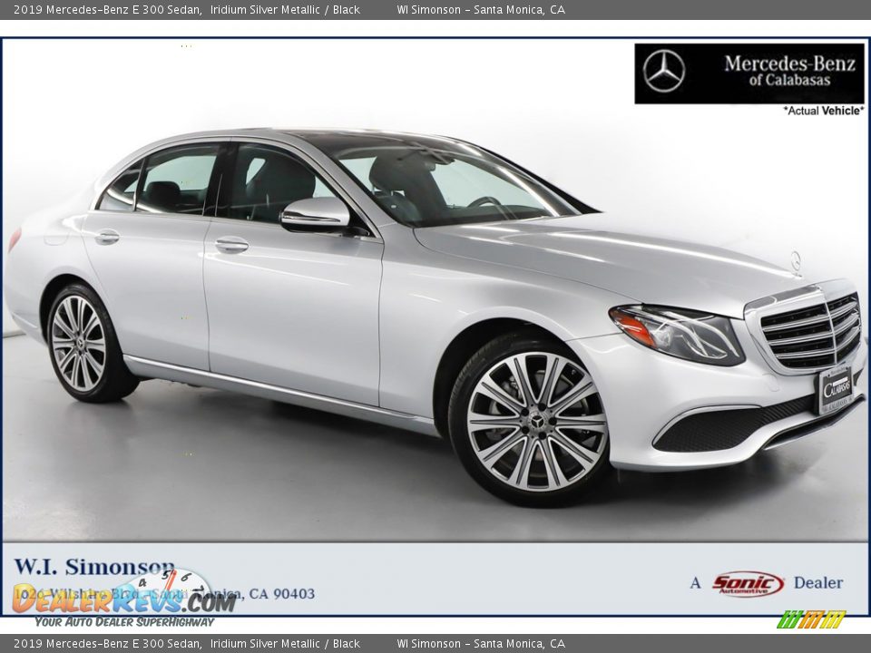 2019 Mercedes-Benz E 300 Sedan Iridium Silver Metallic / Black Photo #1