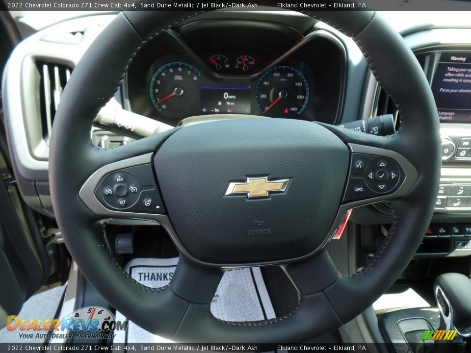 2022 Chevrolet Colorado Z71 Crew Cab 4x4 Steering Wheel Photo #20