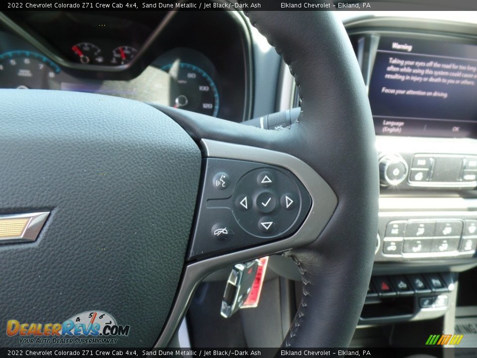 2022 Chevrolet Colorado Z71 Crew Cab 4x4 Steering Wheel Photo #21