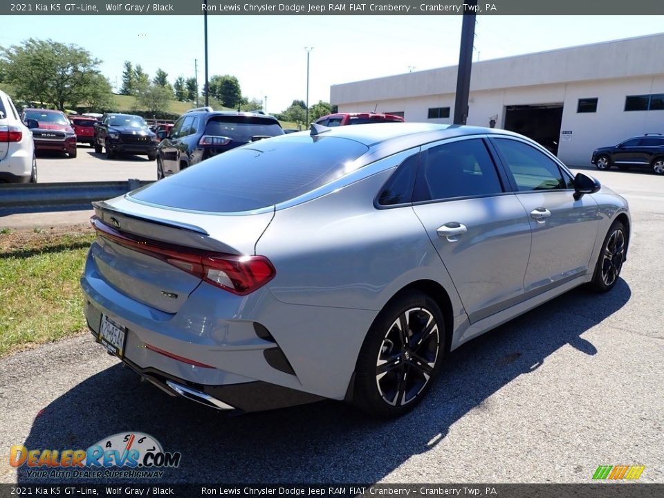 2021 Kia K5 GT-Line Wolf Gray / Black Photo #4