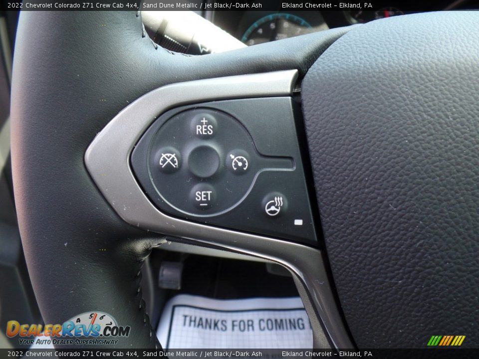 2022 Chevrolet Colorado Z71 Crew Cab 4x4 Steering Wheel Photo #22