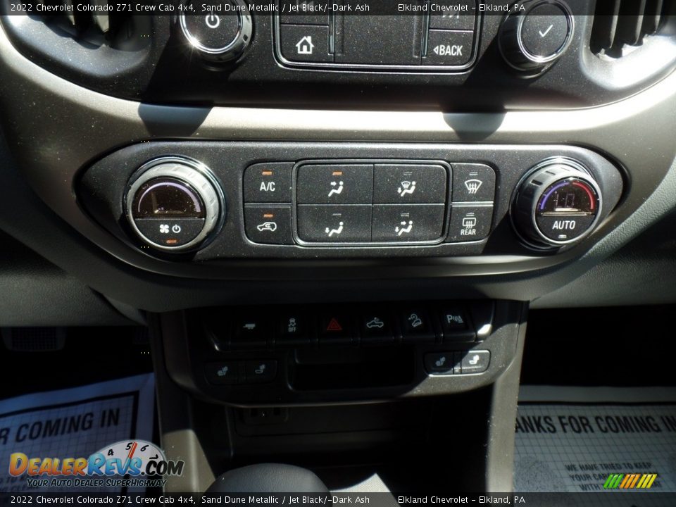 2022 Chevrolet Colorado Z71 Crew Cab 4x4 Sand Dune Metallic / Jet Black/­Dark Ash Photo #29