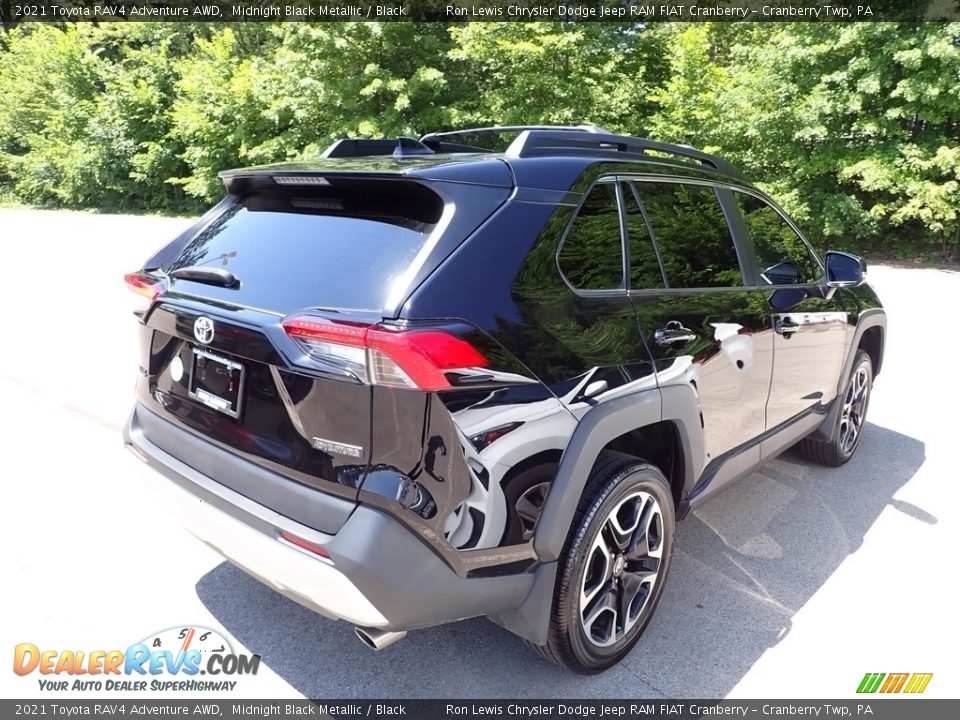 2021 Toyota RAV4 Adventure AWD Midnight Black Metallic / Black Photo #4