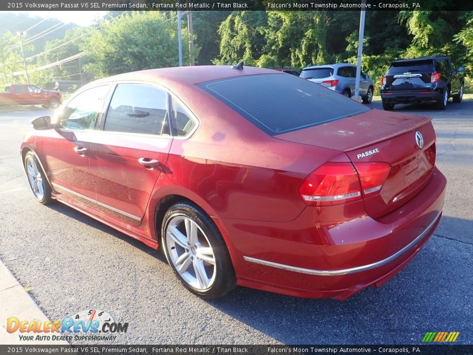 Fortana Red Metallic 2015 Volkswagen Passat V6 SEL Premium Sedan Photo #5