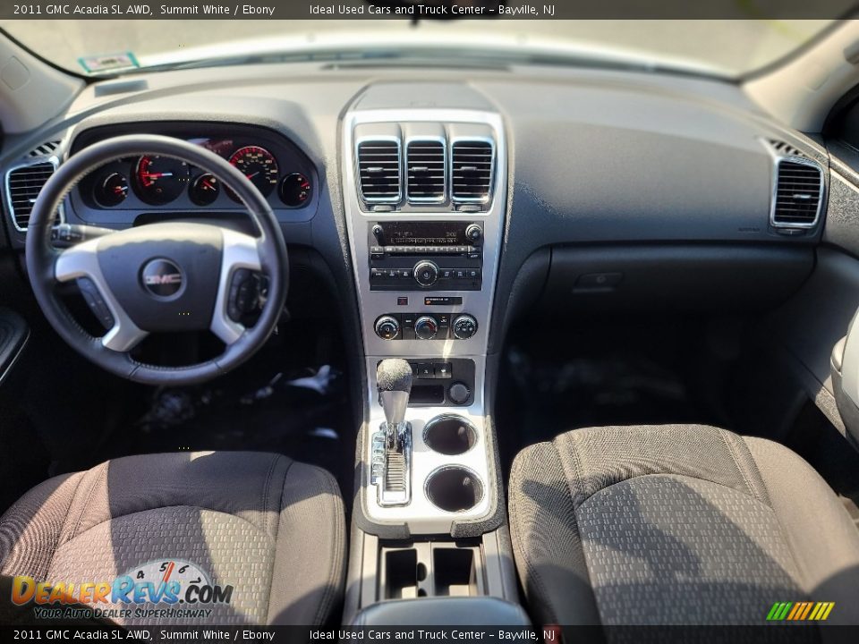 2011 GMC Acadia SL AWD Summit White / Ebony Photo #25