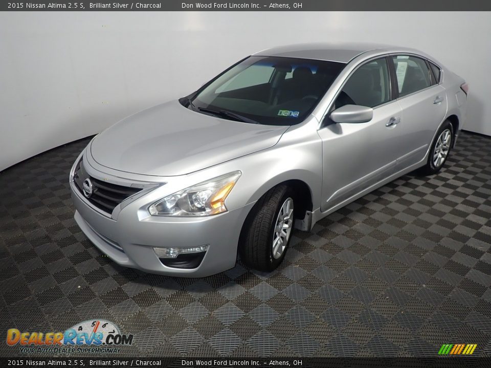 2015 Nissan Altima 2.5 S Brilliant Silver / Charcoal Photo #8