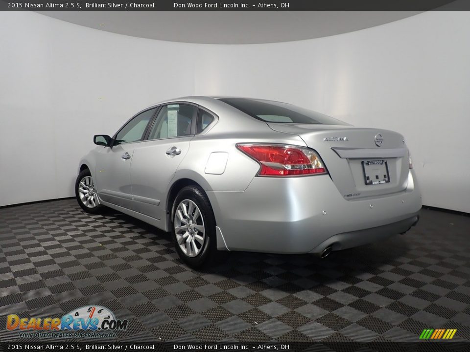 2015 Nissan Altima 2.5 S Brilliant Silver / Charcoal Photo #10