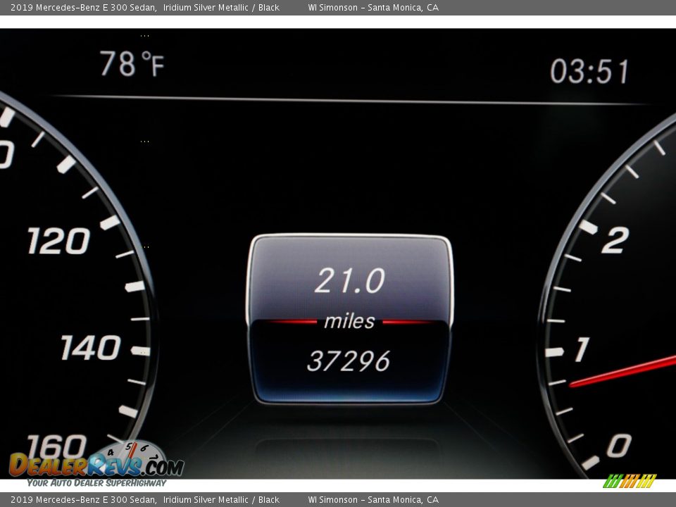 2019 Mercedes-Benz E 300 Sedan Iridium Silver Metallic / Black Photo #30