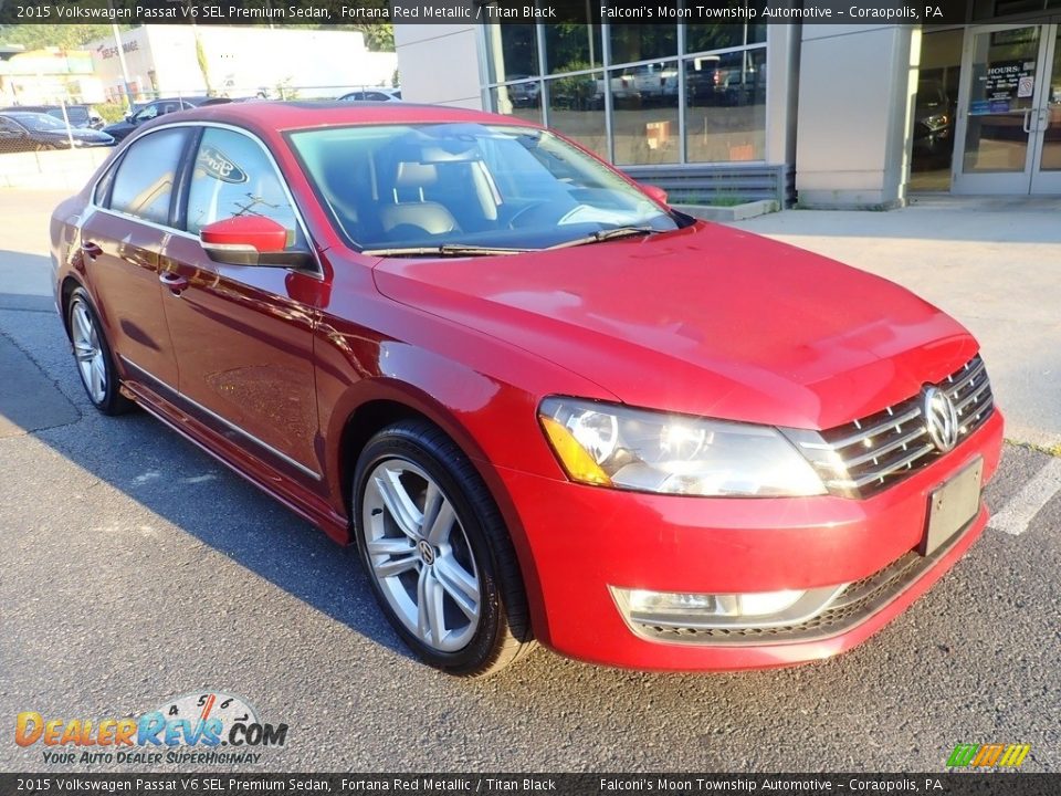 Fortana Red Metallic 2015 Volkswagen Passat V6 SEL Premium Sedan Photo #9