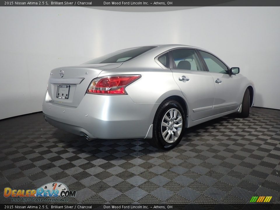 2015 Nissan Altima 2.5 S Brilliant Silver / Charcoal Photo #15