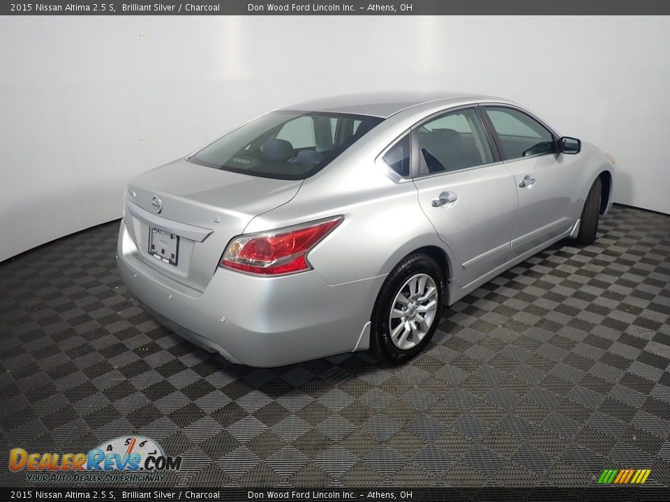 2015 Nissan Altima 2.5 S Brilliant Silver / Charcoal Photo #16