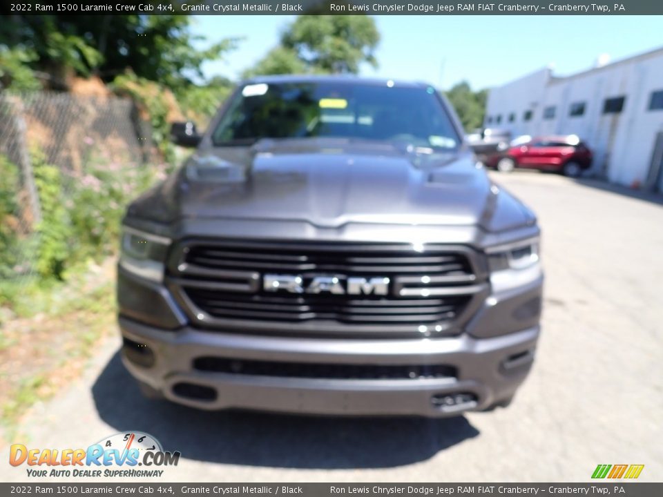 2022 Ram 1500 Laramie Crew Cab 4x4 Granite Crystal Metallic / Black Photo #2