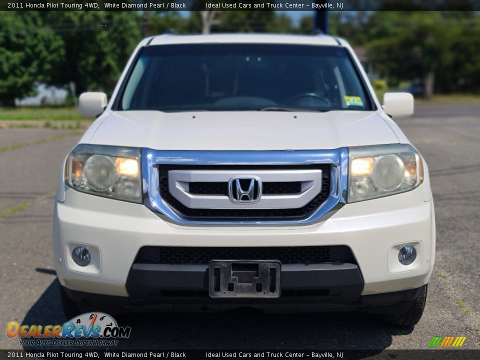 2011 Honda Pilot Touring 4WD White Diamond Pearl / Black Photo #8