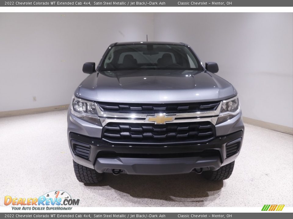 2022 Chevrolet Colorado WT Extended Cab 4x4 Satin Steel Metallic / Jet Black/­Dark Ash Photo #2