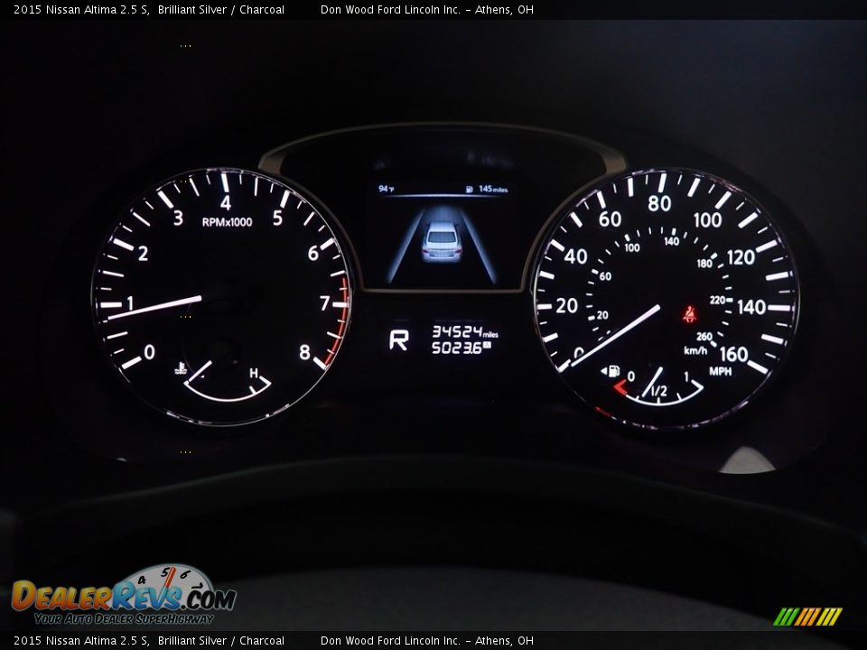 2015 Nissan Altima 2.5 S Brilliant Silver / Charcoal Photo #27