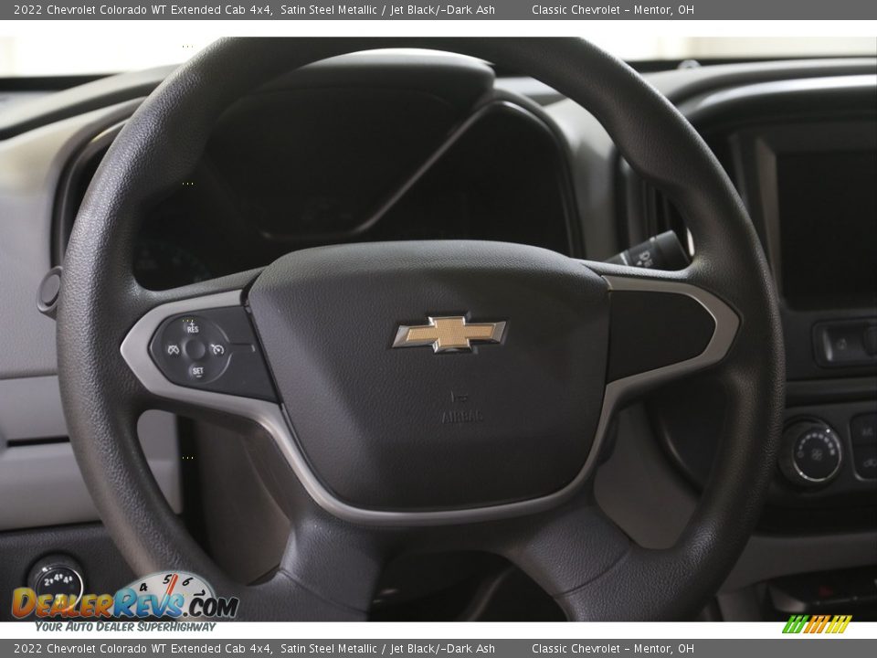 2022 Chevrolet Colorado WT Extended Cab 4x4 Satin Steel Metallic / Jet Black/­Dark Ash Photo #8