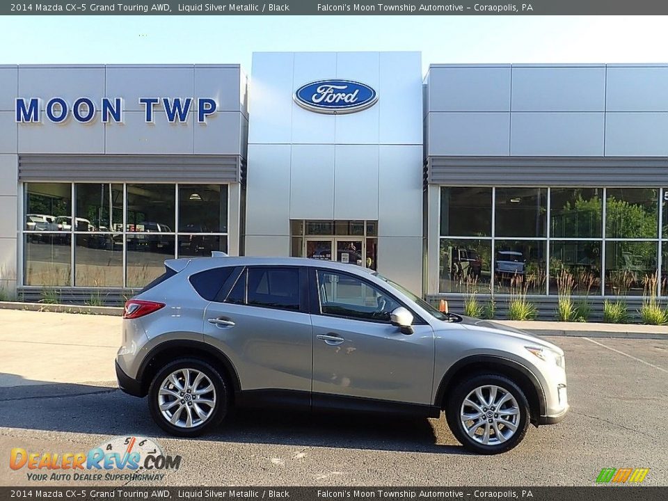 2014 Mazda CX-5 Grand Touring AWD Liquid Silver Metallic / Black Photo #1