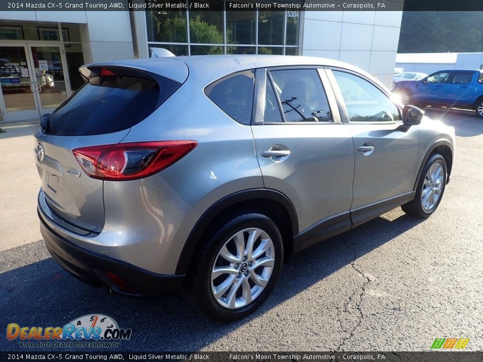 2014 Mazda CX-5 Grand Touring AWD Liquid Silver Metallic / Black Photo #2