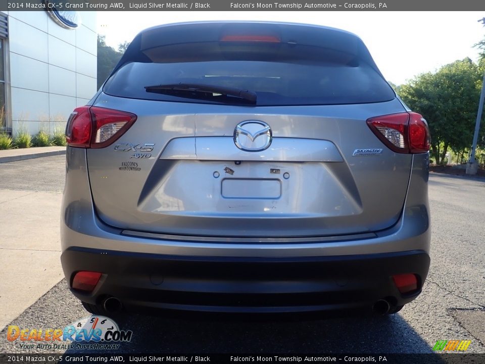 2014 Mazda CX-5 Grand Touring AWD Liquid Silver Metallic / Black Photo #3