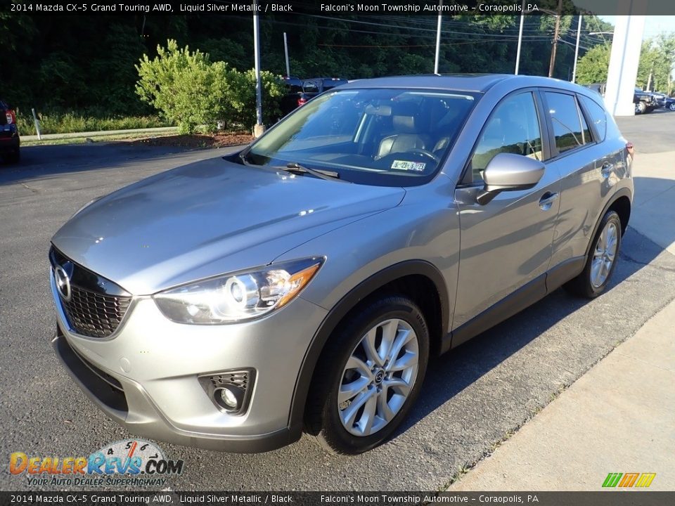 2014 Mazda CX-5 Grand Touring AWD Liquid Silver Metallic / Black Photo #7