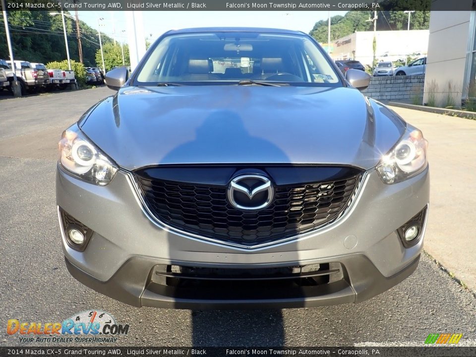 2014 Mazda CX-5 Grand Touring AWD Liquid Silver Metallic / Black Photo #8