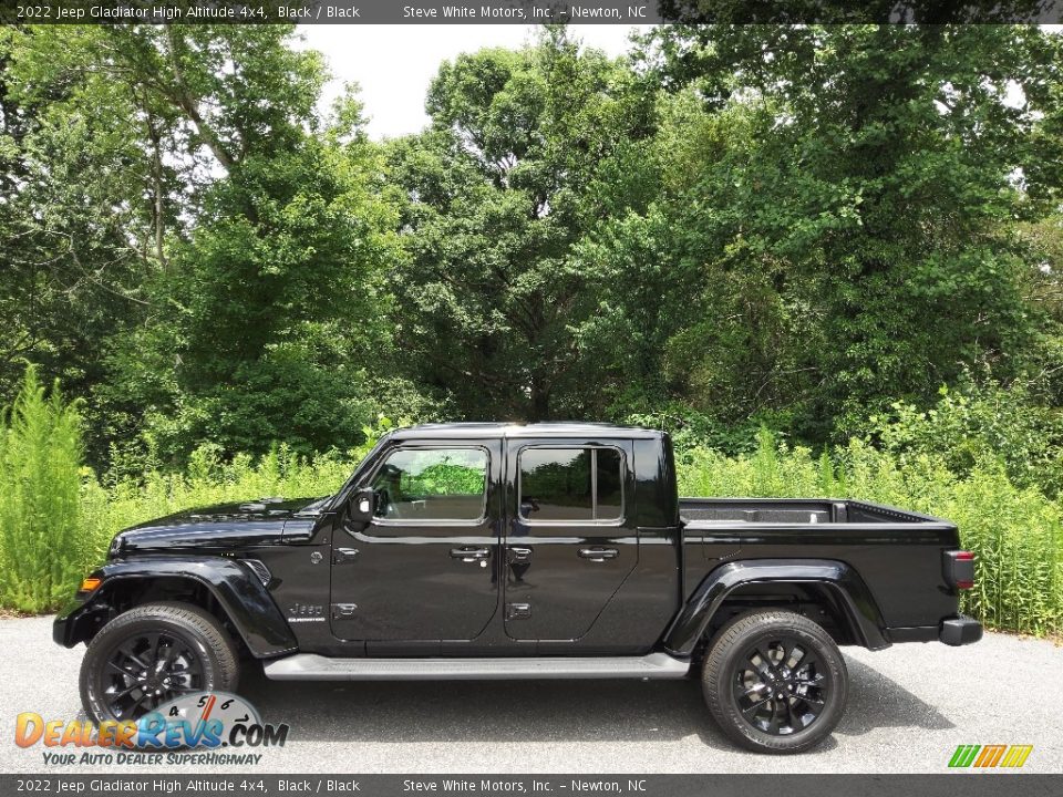 Black 2022 Jeep Gladiator High Altitude 4x4 Photo #1