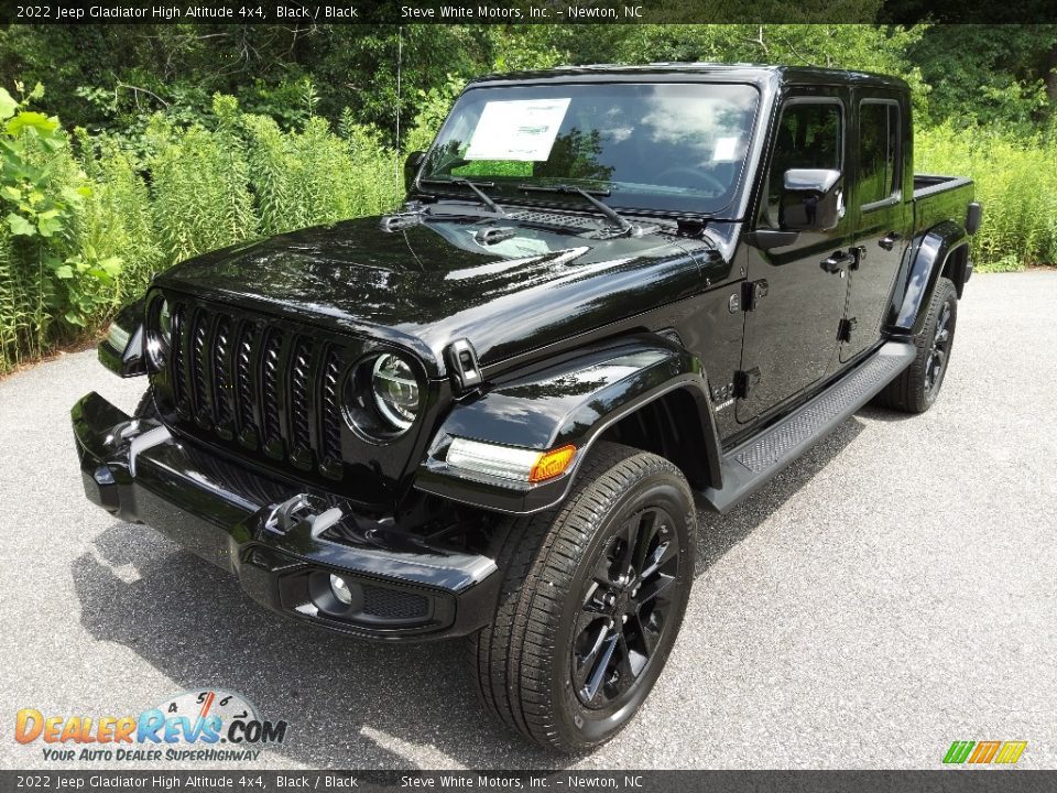 2022 Jeep Gladiator High Altitude 4x4 Black / Black Photo #2