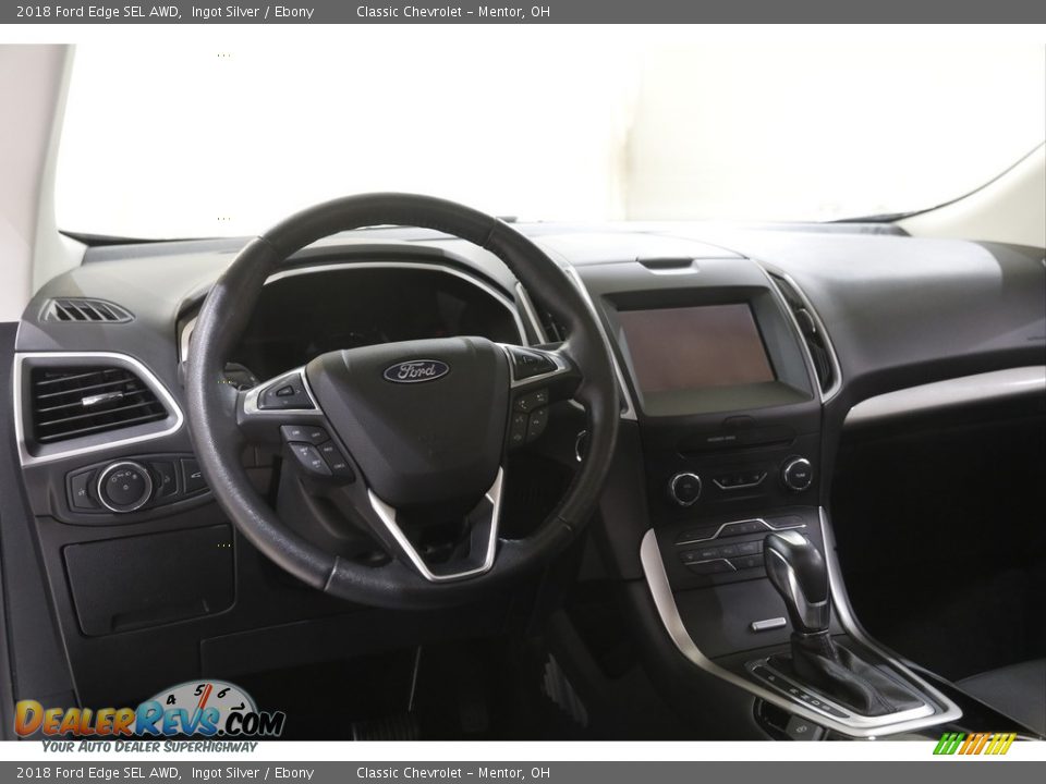 2018 Ford Edge SEL AWD Ingot Silver / Ebony Photo #7