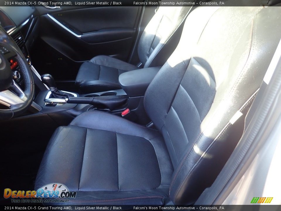 2014 Mazda CX-5 Grand Touring AWD Liquid Silver Metallic / Black Photo #16