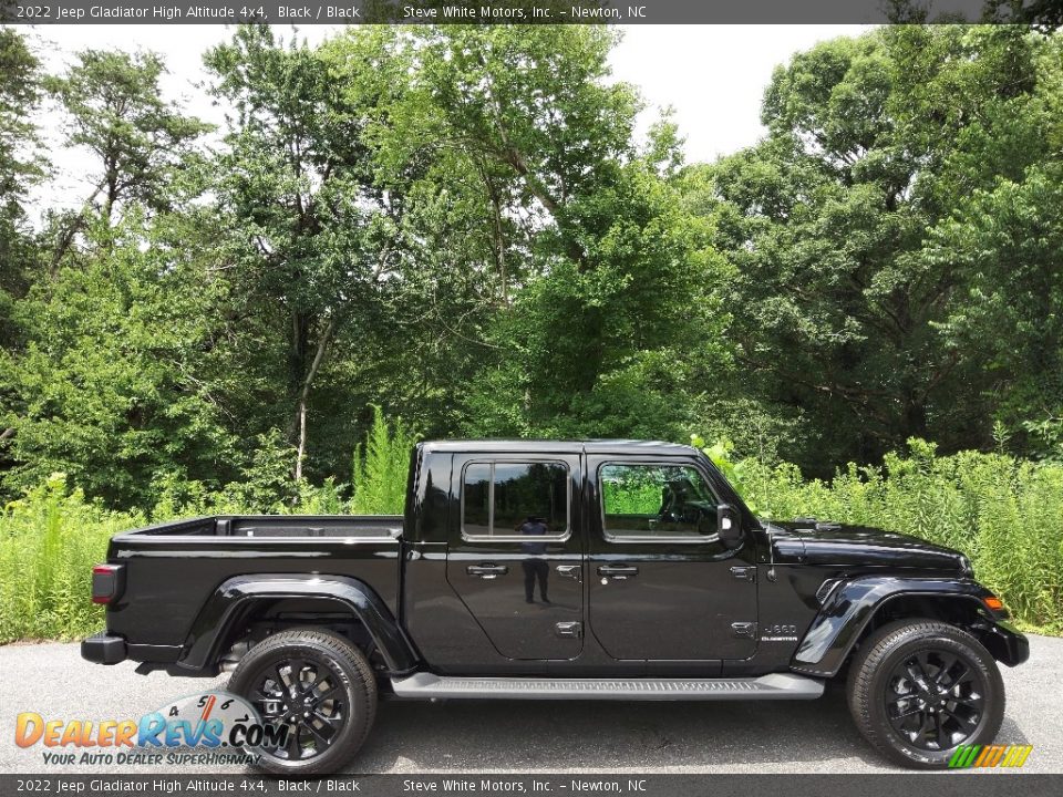 Black 2022 Jeep Gladiator High Altitude 4x4 Photo #5